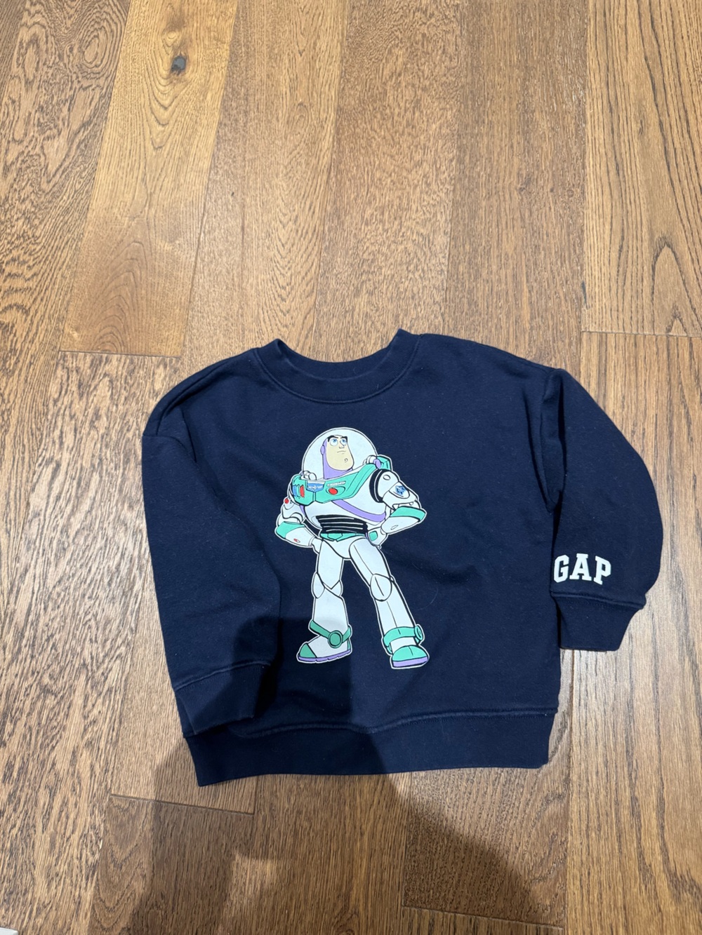 GAP Navy Sweatshirt with Buzz Lightyear Graphic